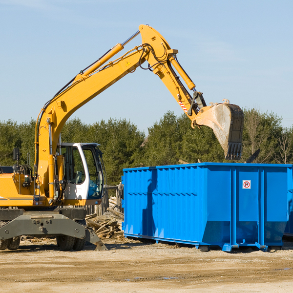 how many times can i have a residential dumpster rental emptied in Bartow GA